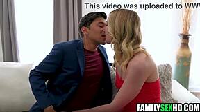 STEPMOM Joins STEPSON And GF For Wild FFM FUCK Fest