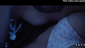 dread hot emme white fucks hard on bed fever