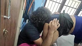 naughty indian college coed bends over for husband's huge cock anal gaping