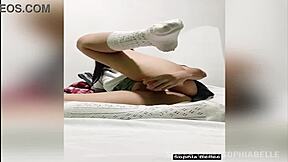 Mexican Schoolgirl Sophia Bellee Toys Then Fucks Friend