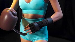 Smoking hot natalie mae boxes nude with huge bouncing tits 💪🔥