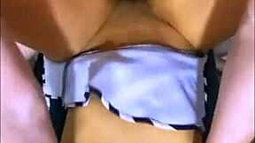 the shy tight college secretary melts alone with her boss in his apartment