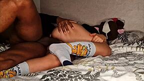 amateur couple sensual sex girlfriend perfect creampie finish