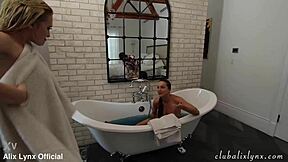 Ever wonder what's backstage with Abbie Mac's wet pussy play?