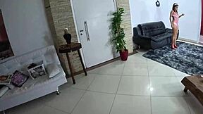 everything happened backstage with juicy teen gabriela santos bareback shower