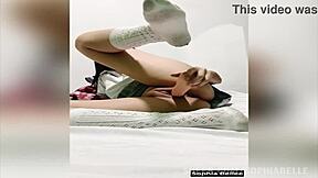 Mexican Schoolgirl Sophia Bellee Toys Then Fucks Friend