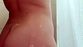 Nicole's Plump Fat Ass And Cute Titties Shine Wet In Steamy Shower Close-Up