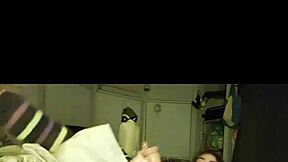 kinda teasing you with this petite brunette's dildo play in stockings tonight