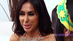 Stepdad pissed socks teen offers anal milf approves creampie