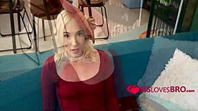 Risky Sex? Teen Stepsis Loves My Cock Too Much!