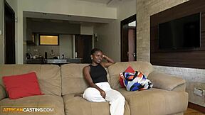 big black 18yo bubble butt slammed hardcore by huge white cock in first casting