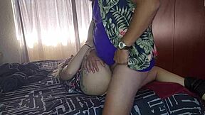 close-up blonde babe's pussy licked sloppy before homemade creampie fuck