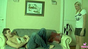 Brita oozes cum after Milo pounds cowgirl riding