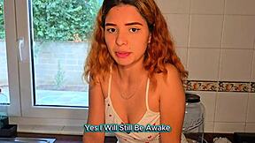 colombian puta gives footjob then rides cock moaning