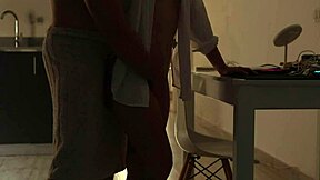 wanna see cute brunette gf swallow huge load after rough kitchen blowjob art?? 😜💦