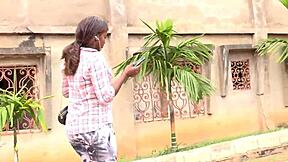 Rachelle's naughty cameroonian pussy fantasy turns real with neighbor's cock