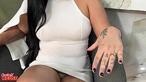 hot young wife loves big cock double team creampie in wild threesome