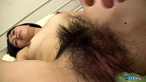 Man Plays with Young Girl's Pussy Hair Before Creampie