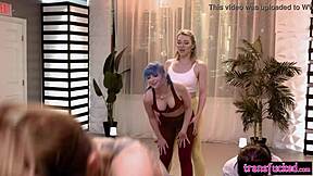 emma rose fucks jewelz blu's big ass yoga style!