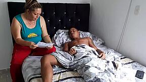 mature mommy begs stepson to fuck her hard