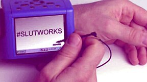 cute blonde teen 18+ babe's ass spanked raw by friend