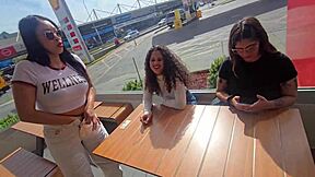 Latina Licks Big Ass in Car After Mountain Bath Hike