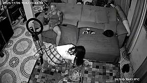 brazilian nerd trans couple caught fucking on beach security cam