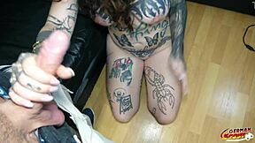 Inked German Balea Scarleg's wild model job turns messy