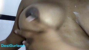 indian girlfriend's steamy massage turns into hot pussy fingering romance