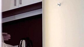 cute teen babe fingers wet pussy and rides dildo to intense solo orgasm.