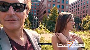 old man stuffs young petite tits teen with doggystyle cum swallow in hotel 😍🔥💦