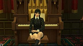 What if Jenna O's Wednesday Addams went full family porn? 🖤👀