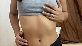 wanna see this horny petite teen's pussy up close?