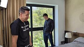 blonde milf and latina swap partners in bts pool foursome