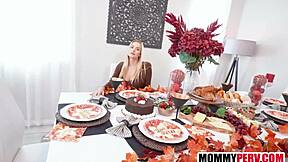 stepmom offers her tight anal hole for thanksgiving sofie marie