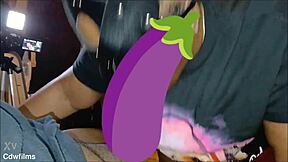 big booty babe licks balls spits and sucks till cum explosion