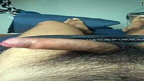 Novinho Explodes Masturbating Huge Cock On Bed Day 8!!