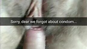 gf lets him creampie her ovulating pussy cuckold milky mari