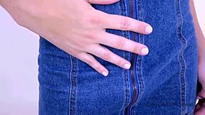 flawless model struts in then daddy roughly fucks her on sofa