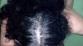 snuck to bathroom with friend to secretly suck his huge cock and milk massive creampie orgasm pov