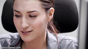 Hot Brunette with Long Legs Rides Boss Cock in Intense Office Fuck Session