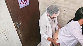 Doctor And Nurse Fuck Hard In Hospital Bathroom During Shift