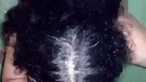 snuck to bathroom with friend to secretly suck his huge cock and milk massive creampie orgasm pov