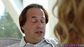 teen fucks her old stepdad in taboo scene