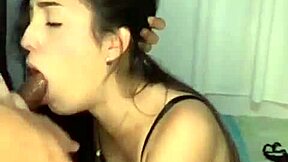 brazilian couple indulges in secret creampie fantasy with rough riding.