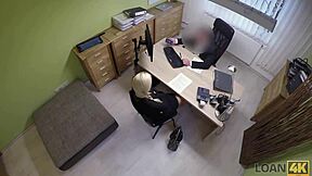 Loan4k Naughty Czech Teen Fucks Agent in Office for Cash After Steamy Interview