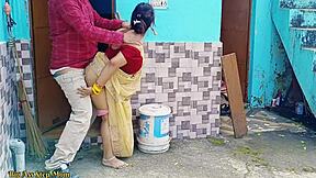 Hot Indian Step Mom and Daughter Ride Young Cock Outdoors