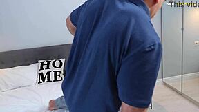 Stepdad Finally Snaps, Restrains Horny Teen, Fucks Ass to Mouth in Taboo Rage