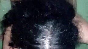 snuck to bathroom with friend to secretly suck his huge cock and milk massive creampie orgasm pov