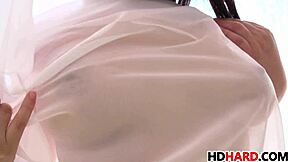 pov of valentina nappi's busty lips wrapped around big cock